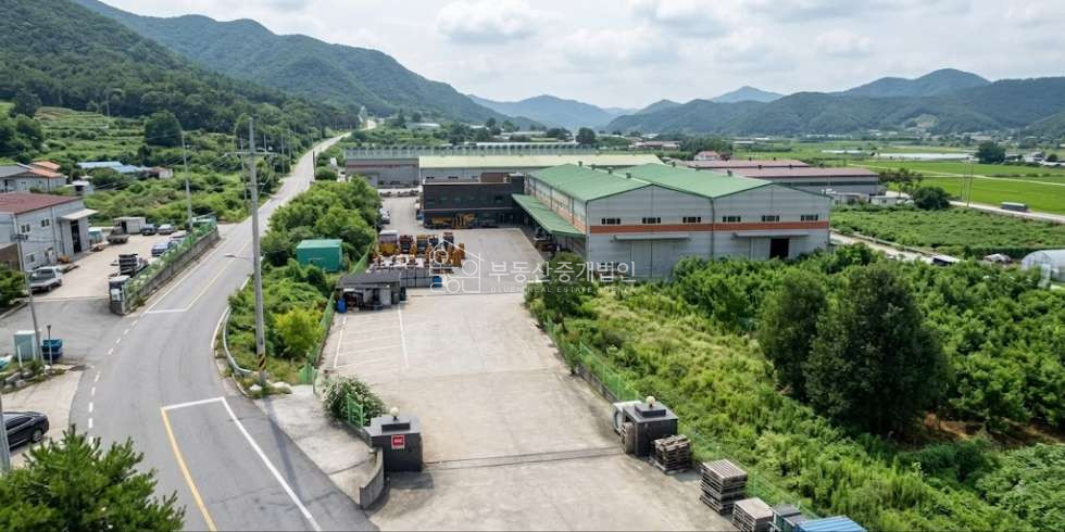 경남 밀양시 산외면 다죽리 밀양 대형공장 매매/ 야드넓음/ 전력200KW/ 사무동 별도 매매 매물번호 10131 사진 1