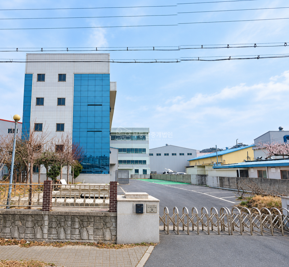 경남 김해시 진영읍 본산리 진영읍 본산리 즉시입주가능 공장 매매 매매 매물번호 10455 사진 1